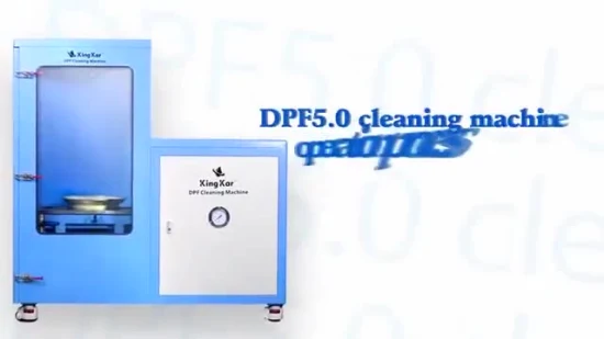 Filtro de partículas diesel DPF que limpa o equipamento do filtro DPF